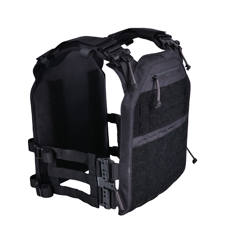 1050D Nylon Schwarze Taktische Weste mit Schnellverschlusssystem